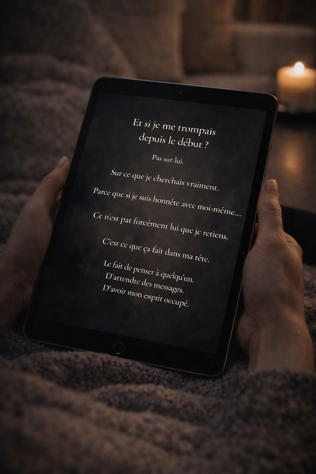 Je sais qu'il ne me mérite pas... mais je reste.